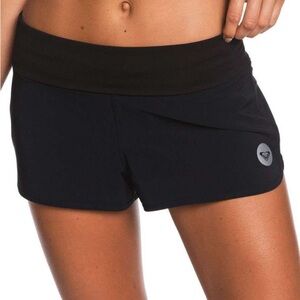 Roxy Black Athletic Shorts with Elastic Waistband